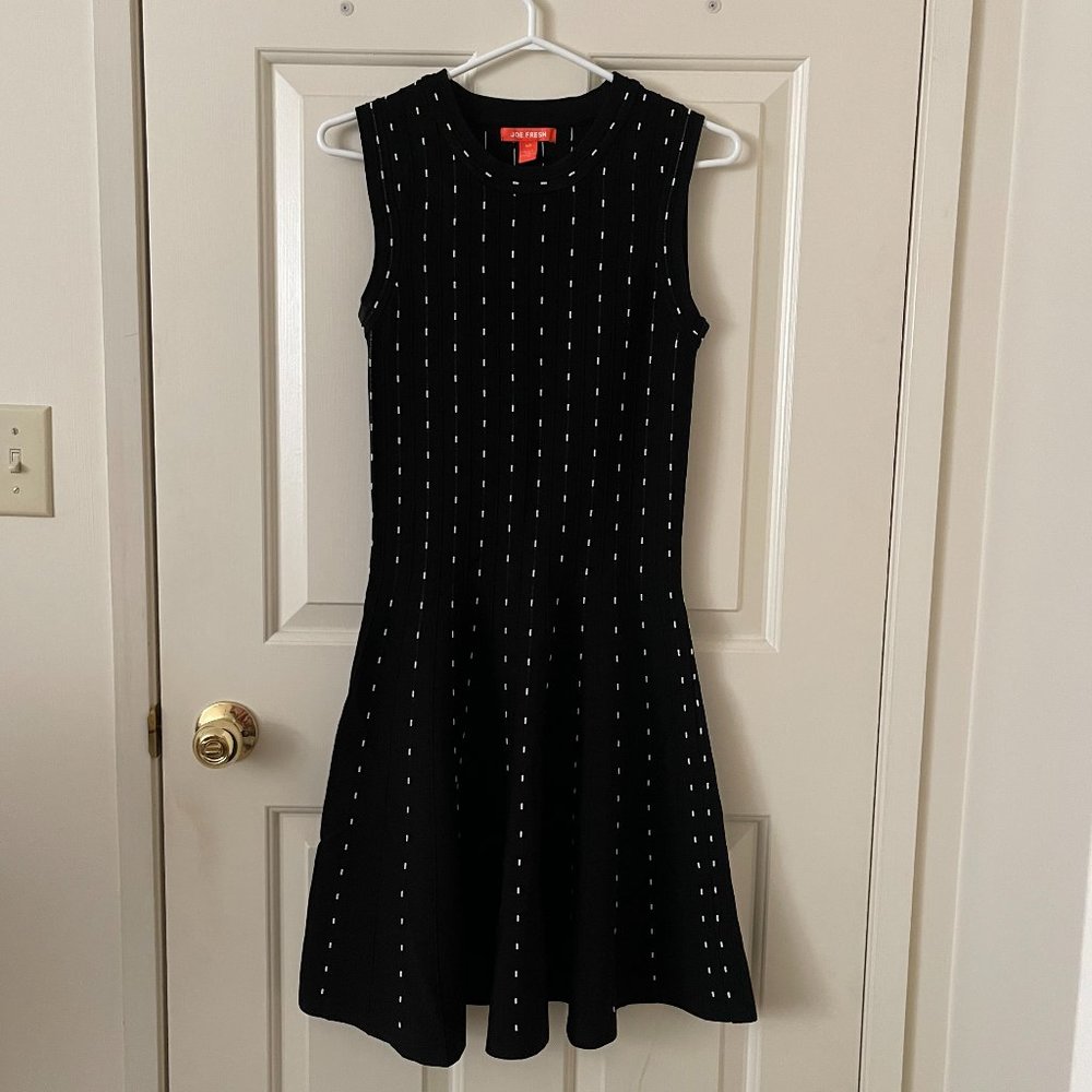 Joe Fresh Long Black Sleeveless Sweater Dress Size Small
